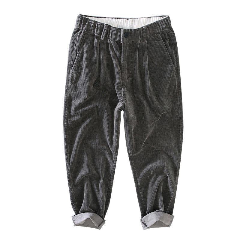 Fashion New Corduroy Loose Casual Pants Men