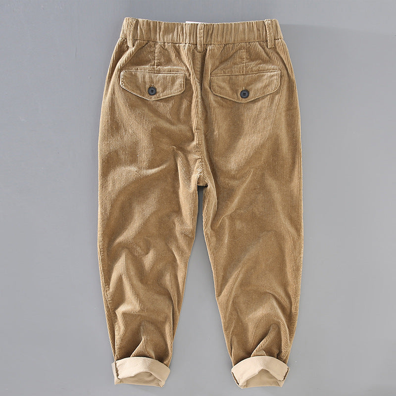 Fashion New Corduroy Loose Casual Pants Men