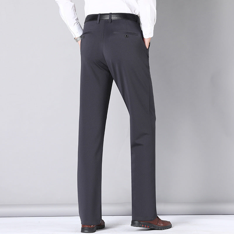 Loose Straight Men’s Business Casual Pants