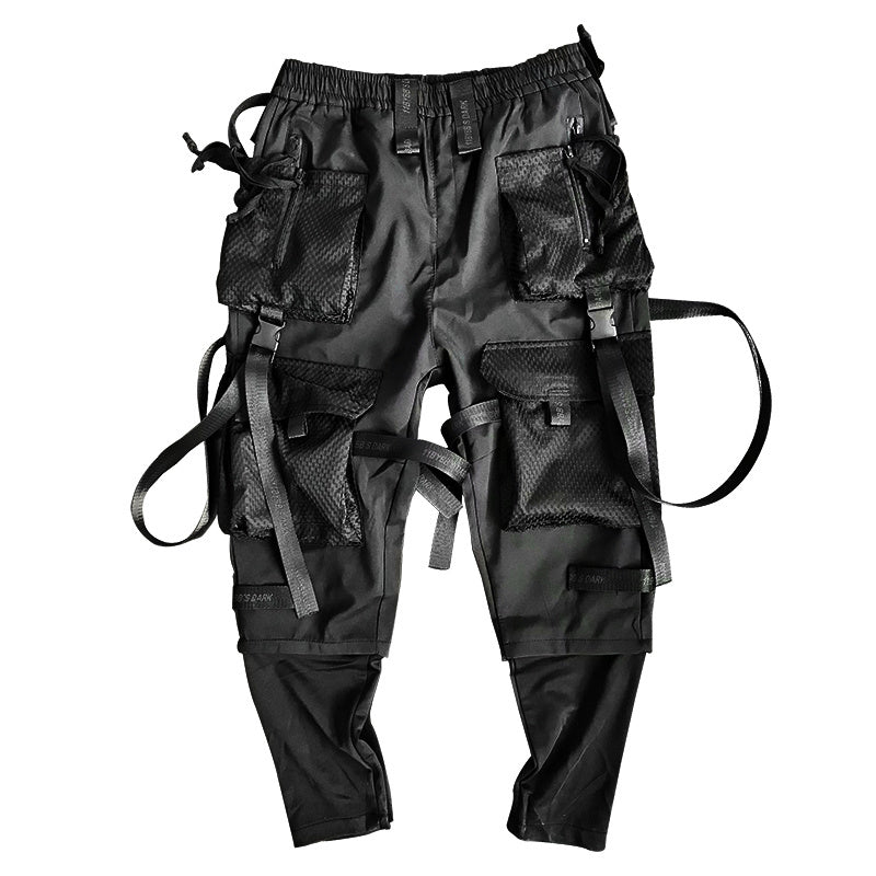 Men’s Fashion And Comfort Multi-pocket Tactical Pants - XL / Black