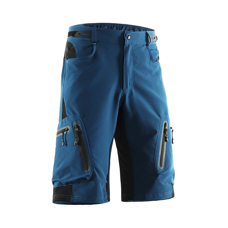 Men’s Loose Casual Outdoor Quick-drying Sports Hiking Pants - Dark Blue / M