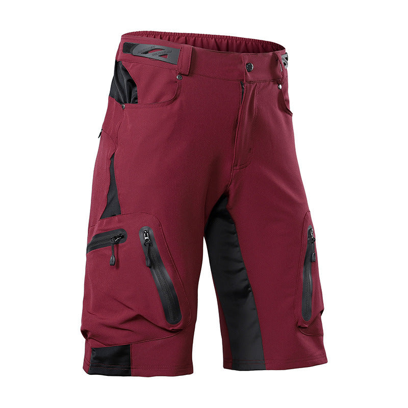 Men’s Loose Casual Outdoor Quick-drying Sports Hiking Pants - Wine Red / M