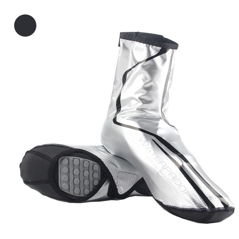 Fluffy Windproof Waterproof Shoe CoverLock Shoe Cover - Silver / M