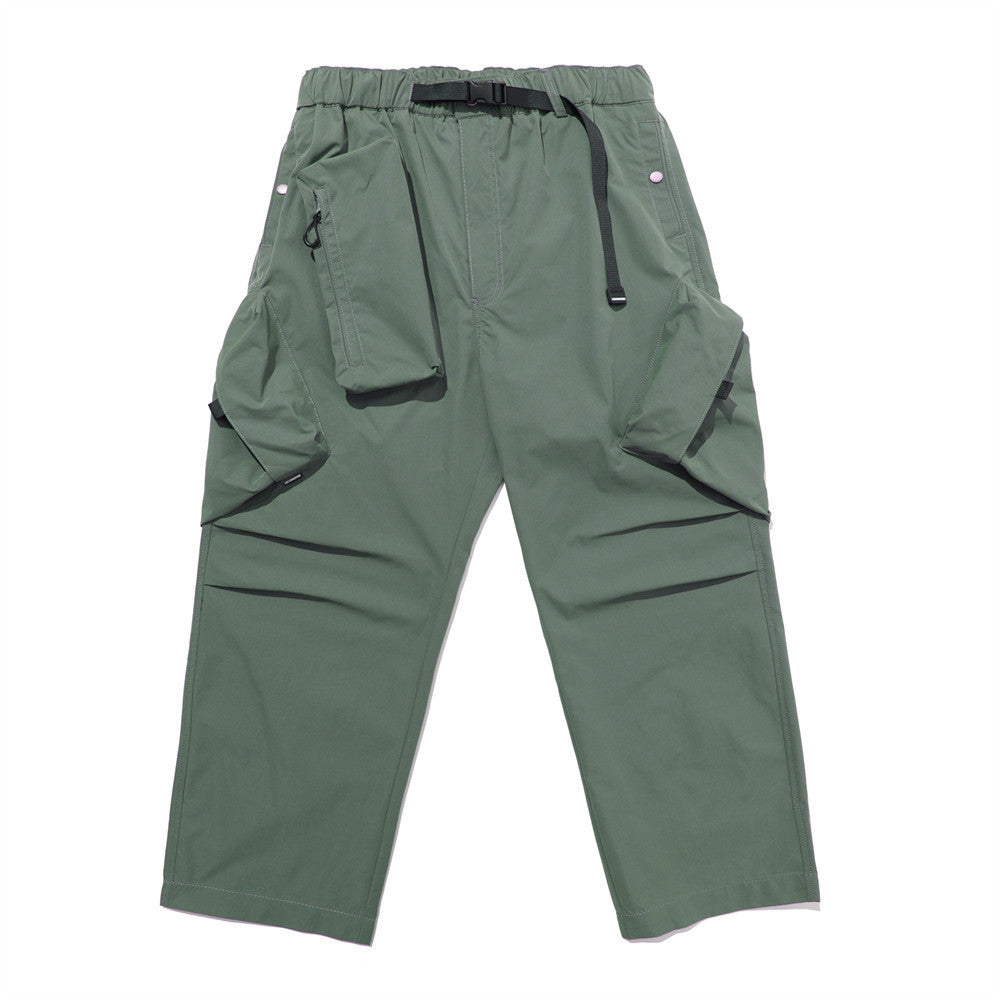 Belted Organ Bag Outdoor Cargo Pants Men’s - Grey / M