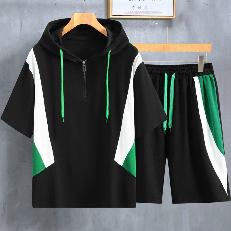 Summer Fat Man Suit Male Loose Trendy - Suit / 5xl