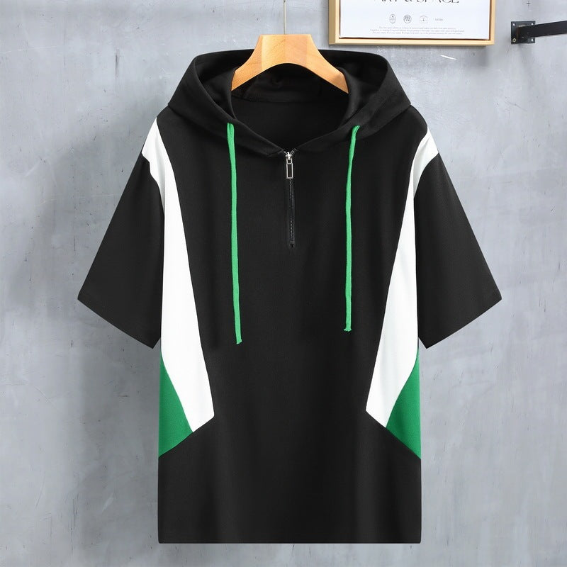 Summer Fat Man Suit Male Loose Trendy - Top / 5xl