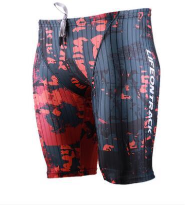 Men’s Professional Swimsuit Five-point Swimming Trunks Large Size - 7 Style / S