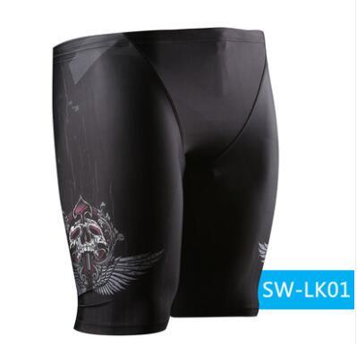Men’s Professional Swimsuit Five-point Swimming Trunks Large Size - 6 Style / S