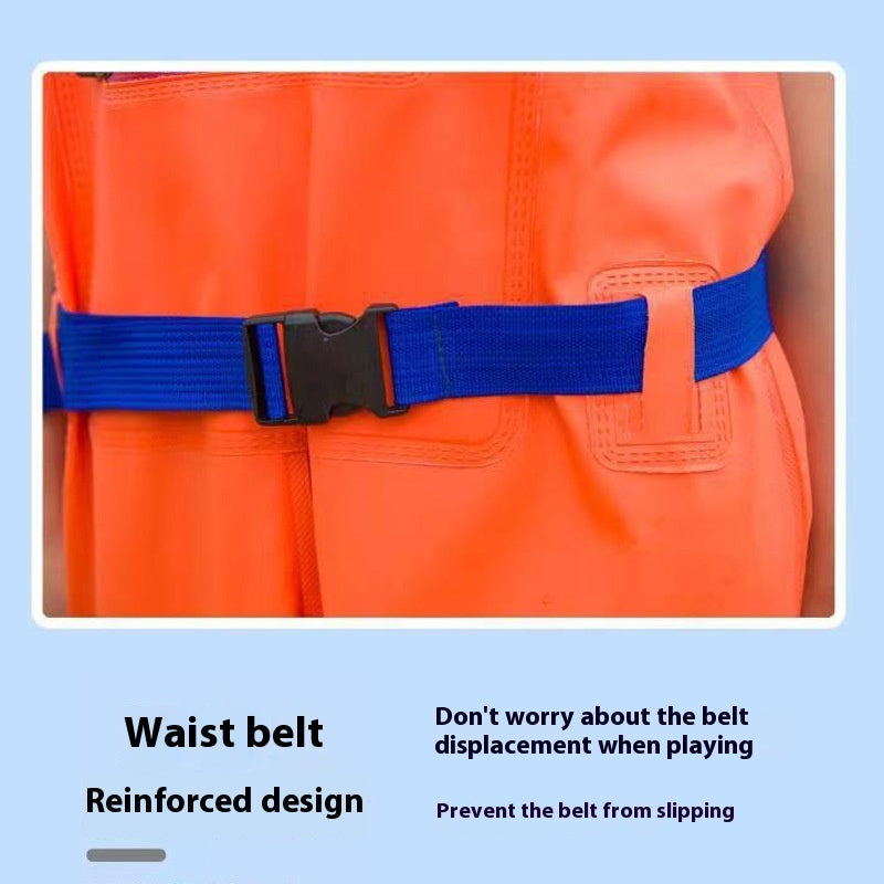 Women’s Thick Waterproof One-piece Half Body Rain Pants