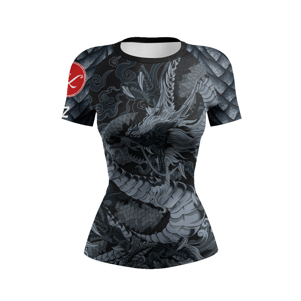 Women’s Sports And Leisure Fitness Breathable Round Neck Short Sleeve - 10 Color Style / M