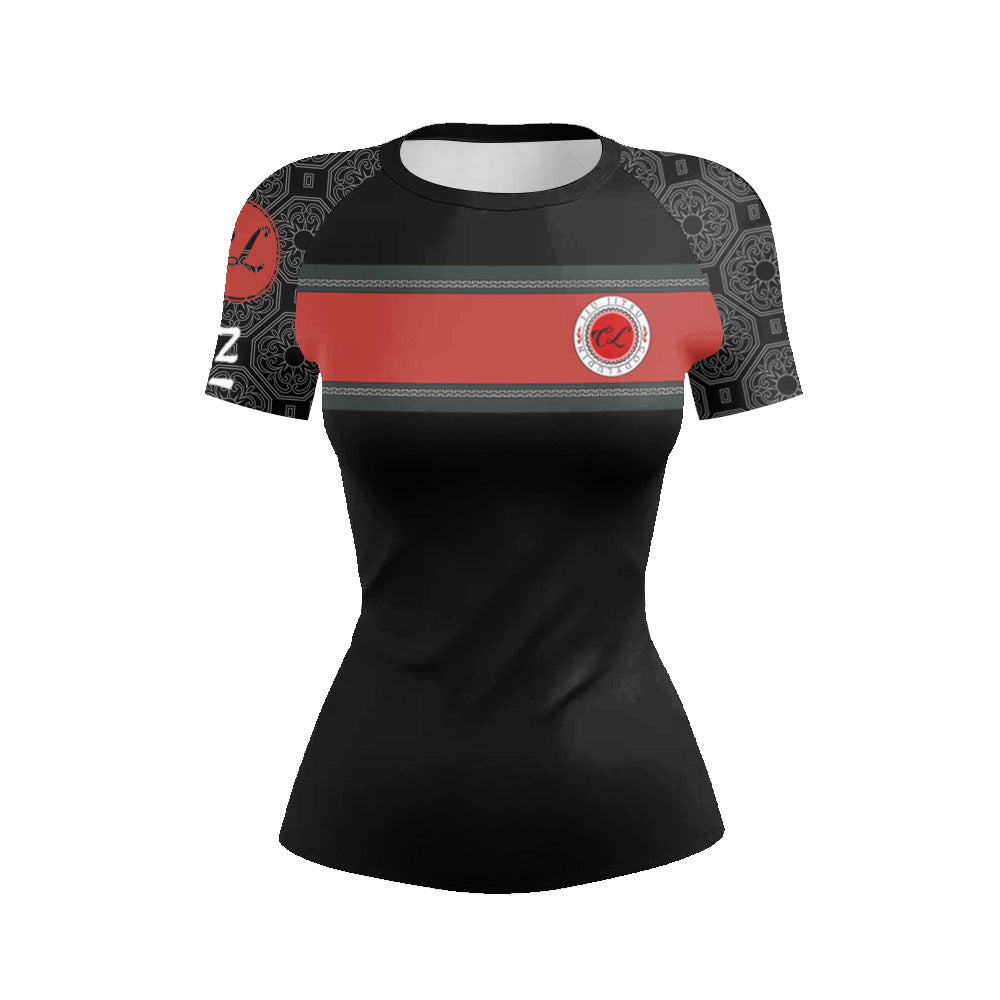 Women’s Sports And Leisure Fitness Breathable Round Neck Short Sleeve - 13 Color Style / M
