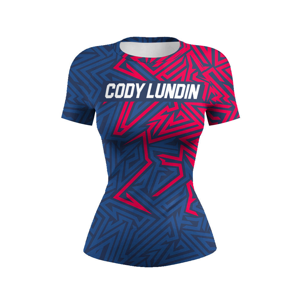 Women’s Sports And Leisure Fitness Breathable Round Neck Short Sleeve - 7 Color Style / M