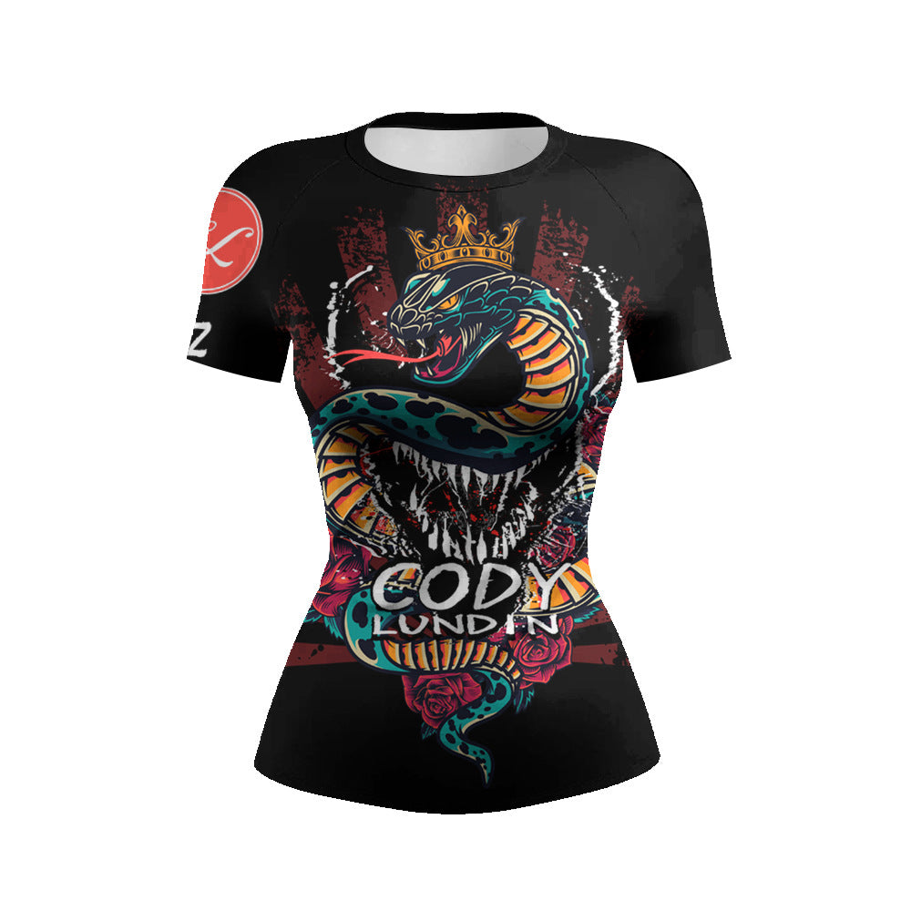 Women’s Sports And Leisure Fitness Breathable Round Neck Short Sleeve - 8 Color Style / M