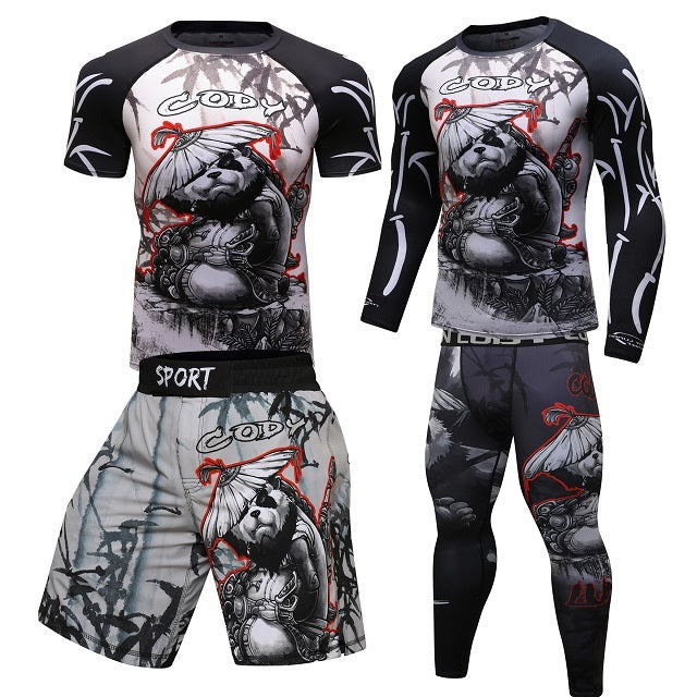 Free kick boxing and Sanda training suit - W2 / L