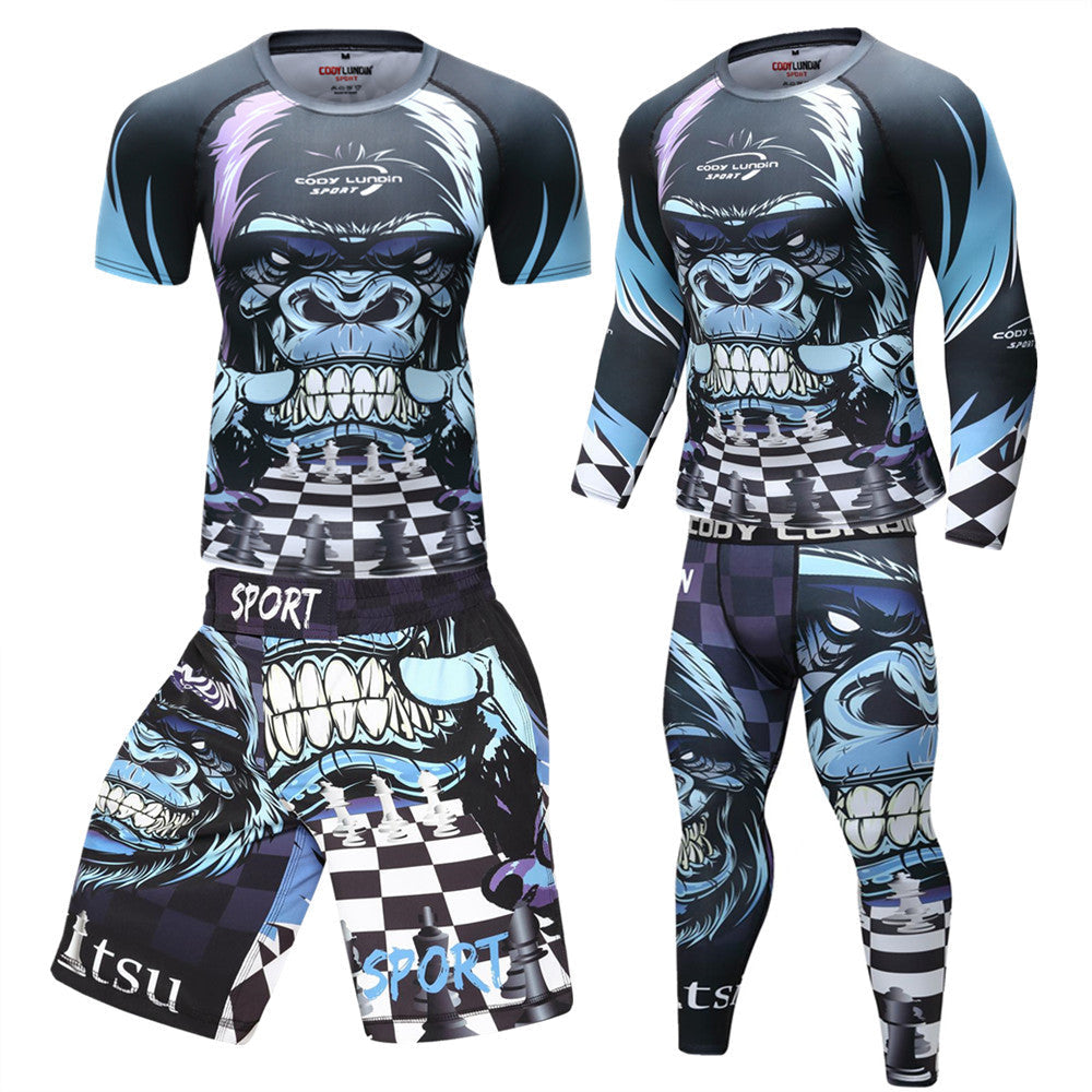 Free kick boxing and Sanda training suit - W6 / L