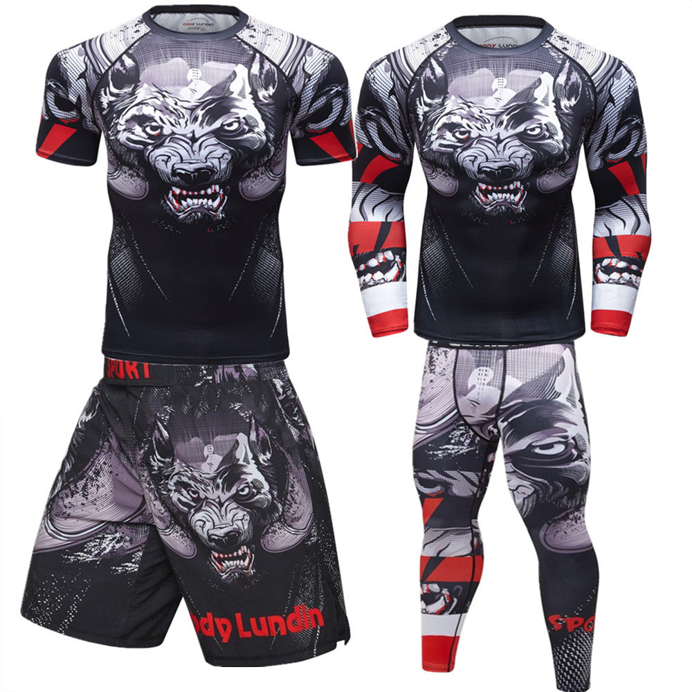 Free kick boxing and Sanda training suit - W7 / XXL
