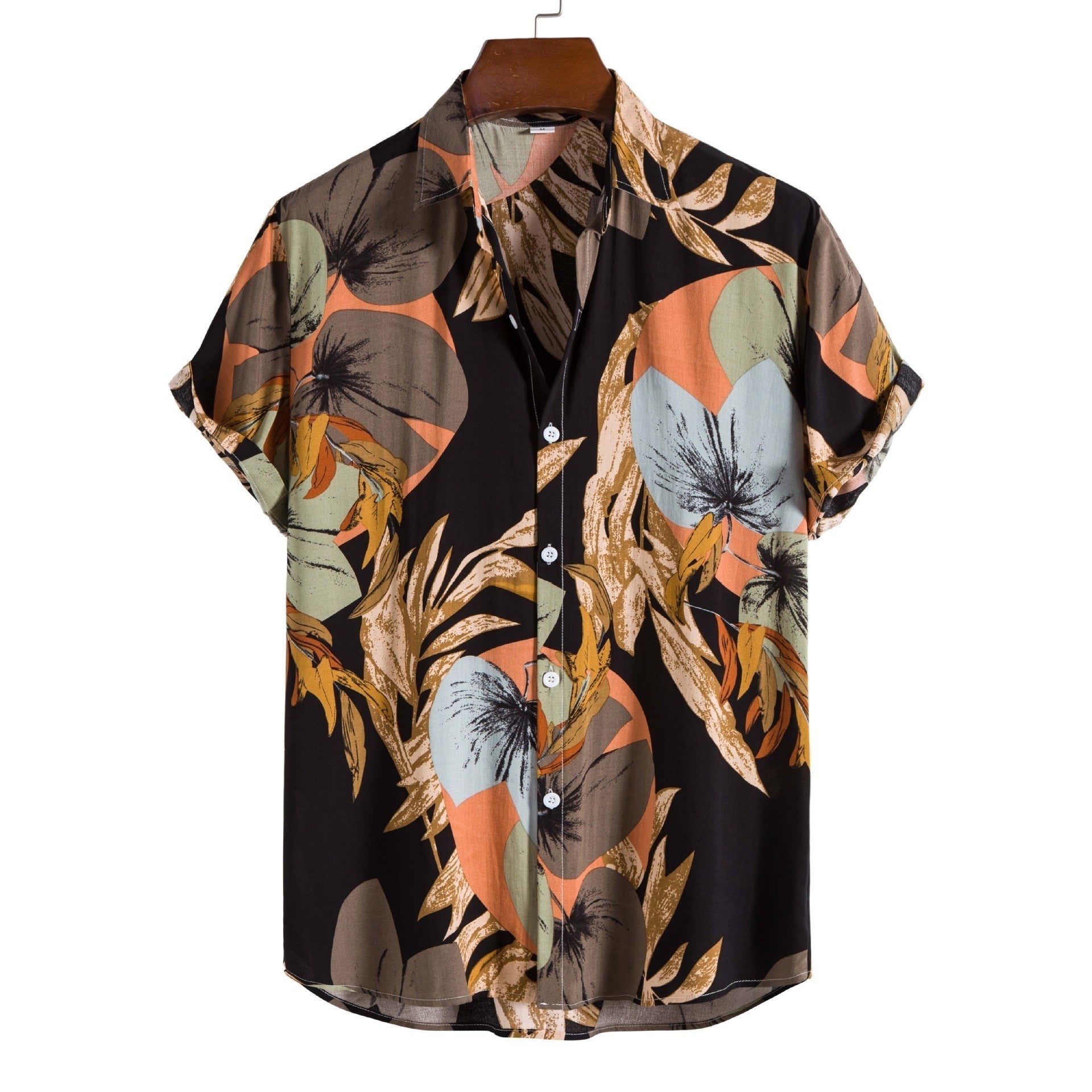 Men’s Bamboo And Linen Shirt - 9Style / S