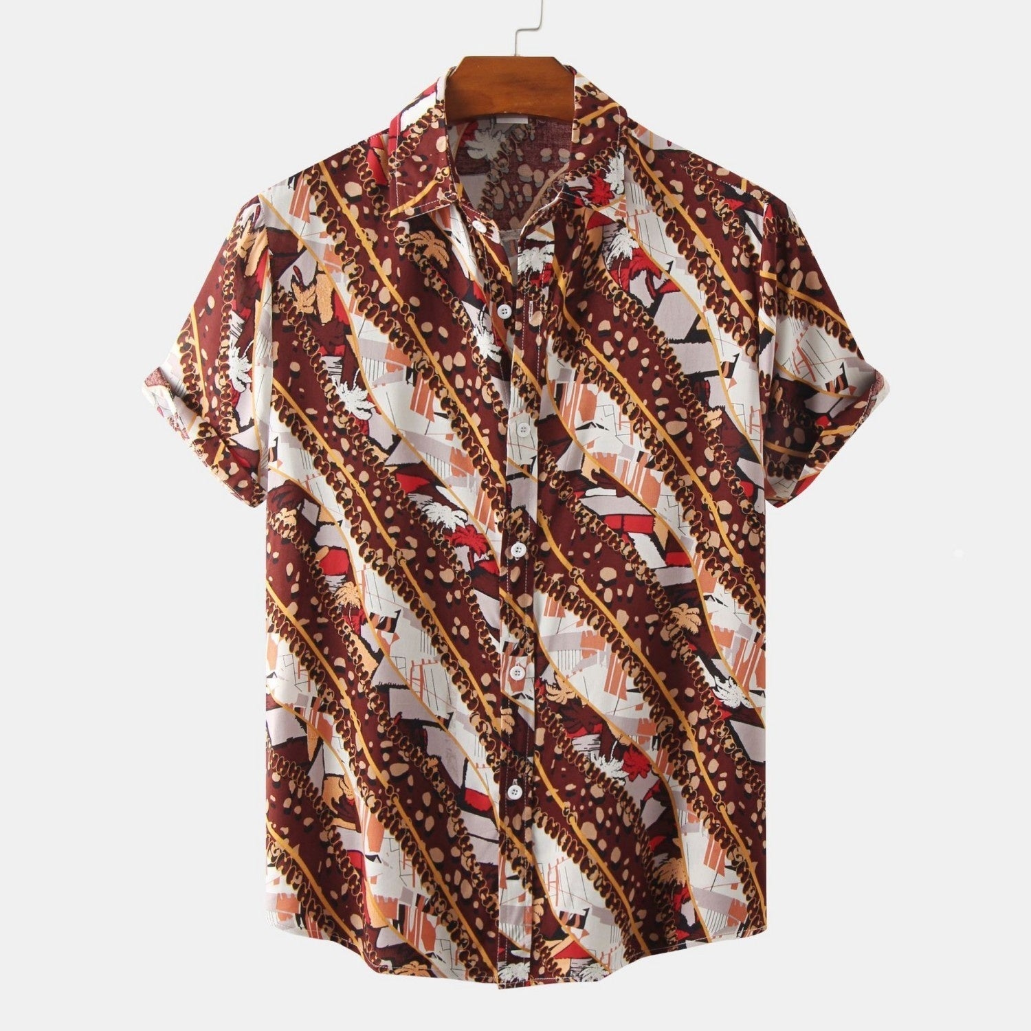 Men’s Bamboo And Linen Shirt - 11Style / S