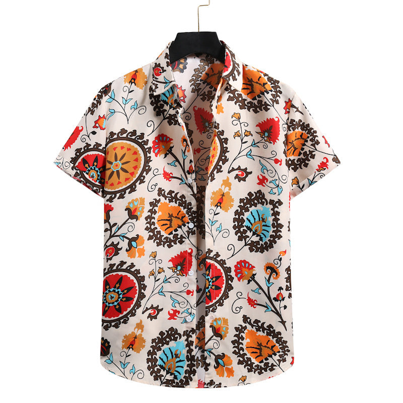 Men’s Bamboo And Linen Shirt - 5Style / S