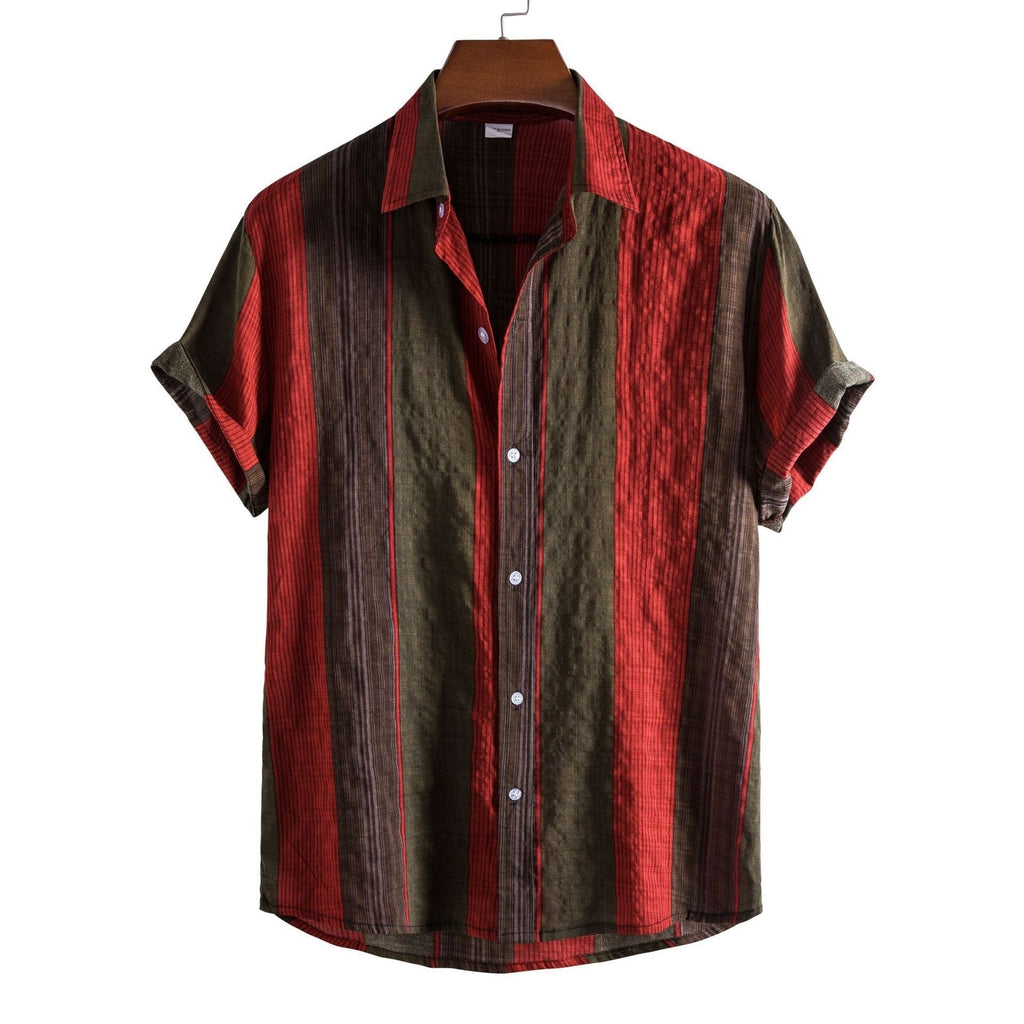 Men’s Bamboo And Linen Shirt - 11Style / S