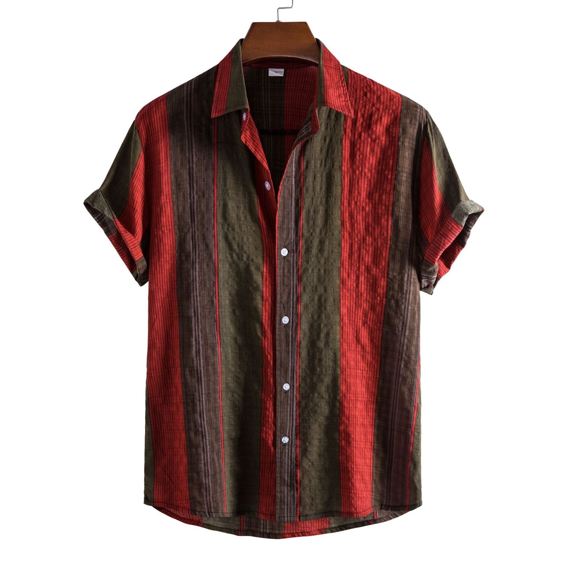 Men’s Bamboo And Linen Shirt - 11Style / S