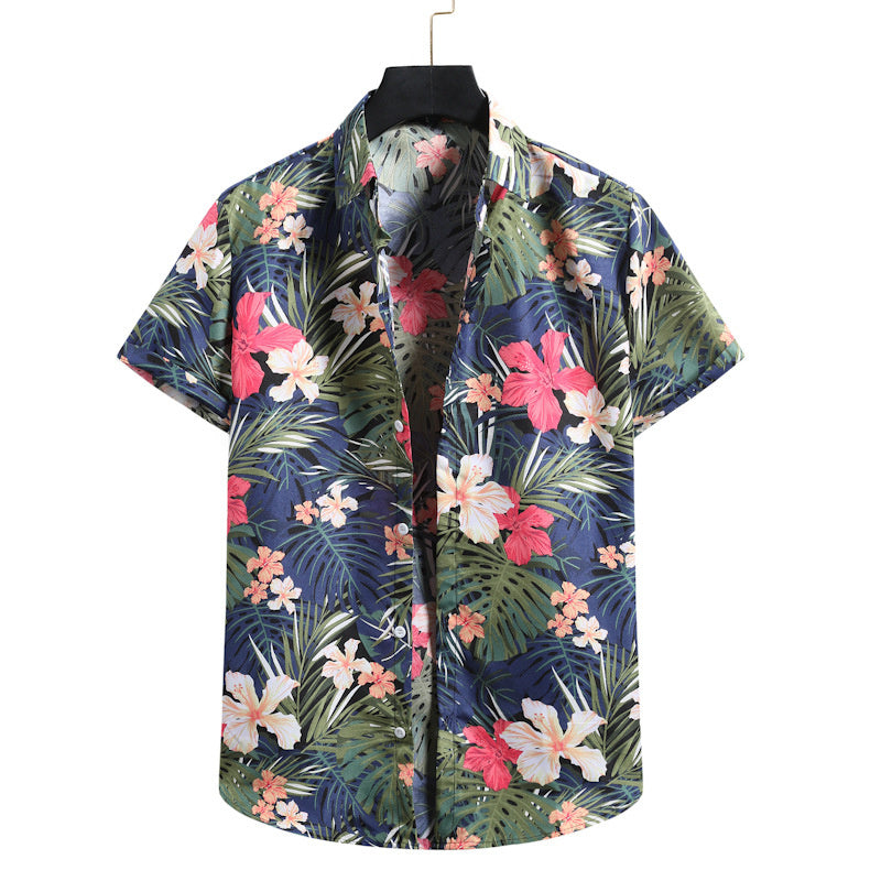 Men’s Bamboo And Linen Shirt - 7Style / S