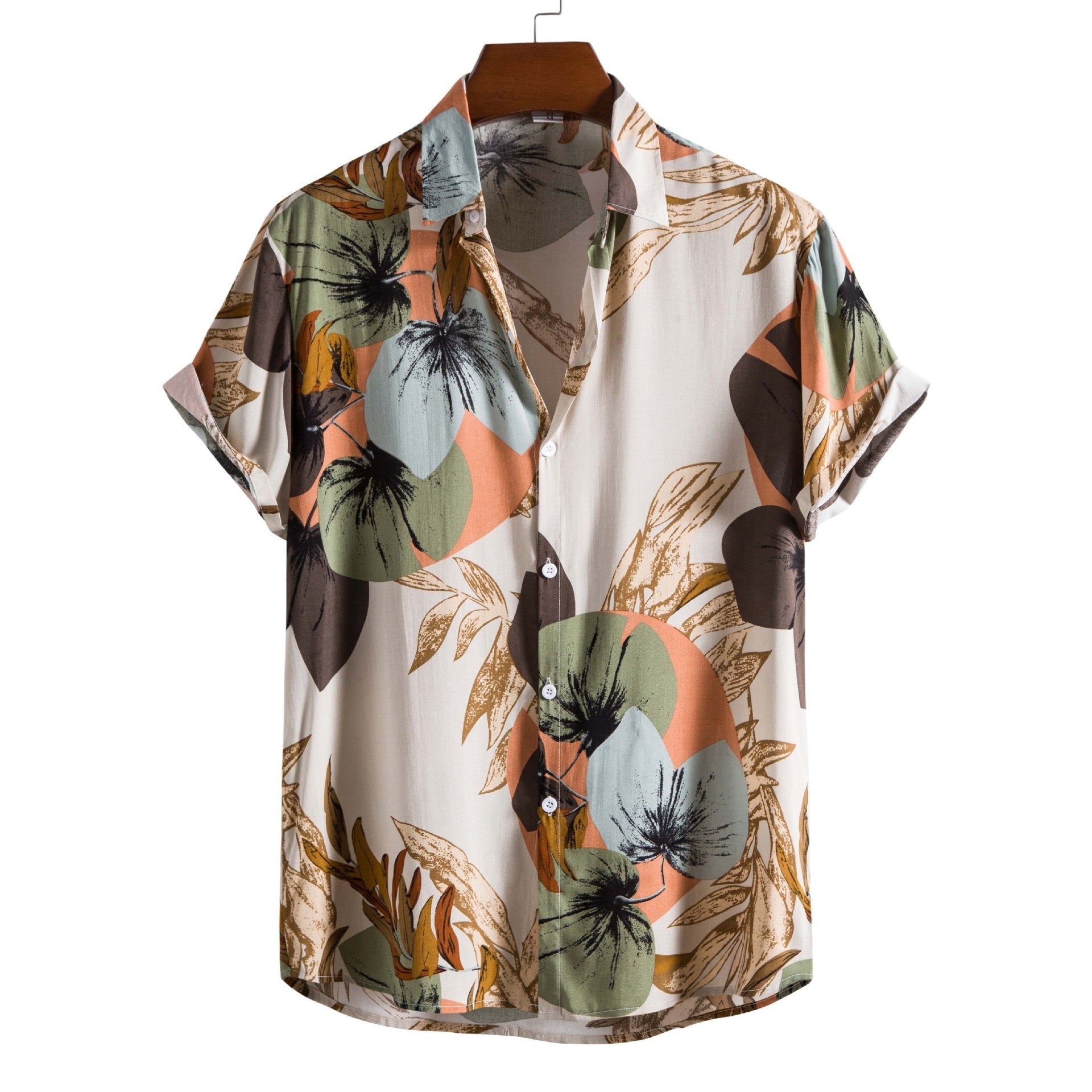 Men’s Bamboo And Linen Shirt - 10Style / S