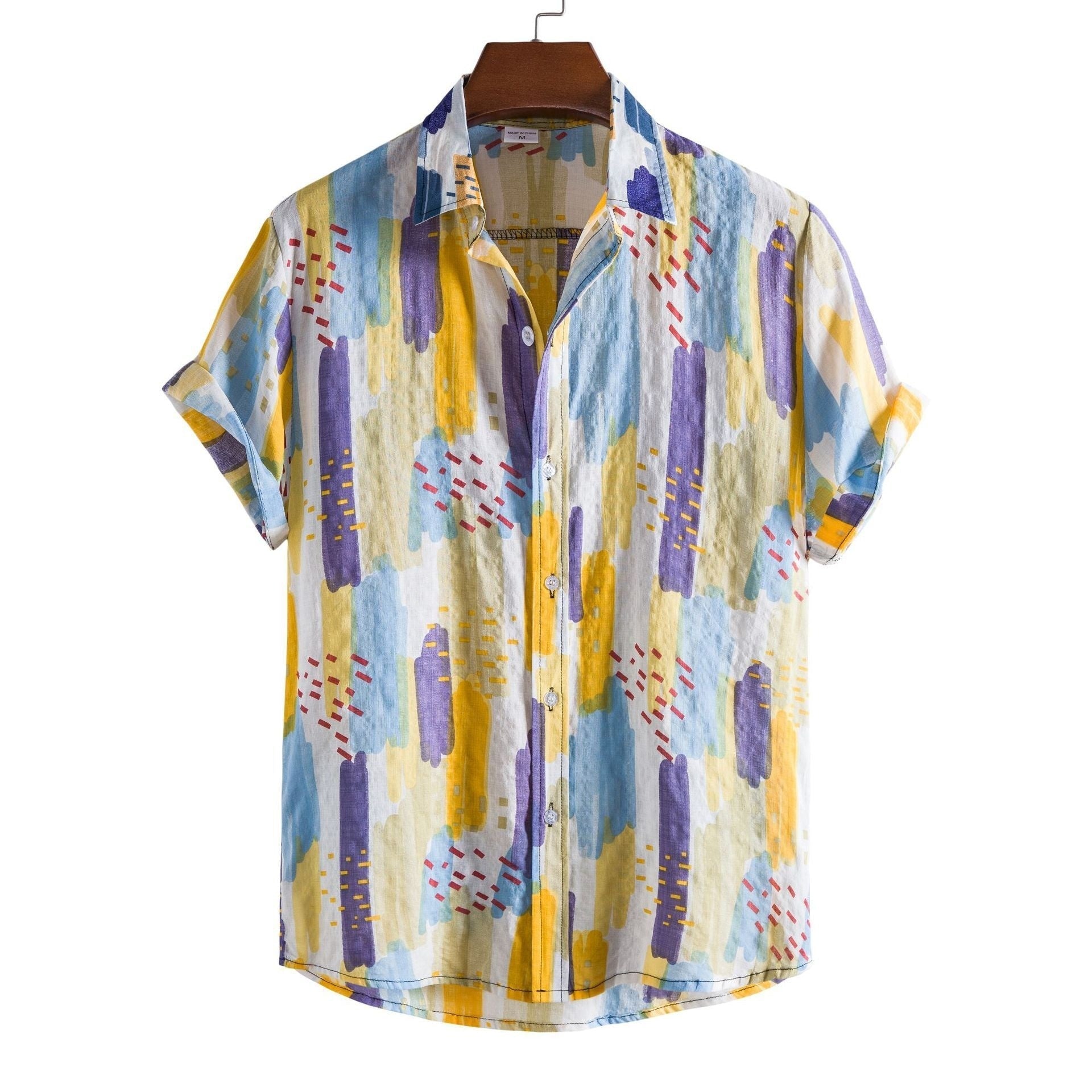 Men’s Bamboo And Linen Shirt - 10Style / S