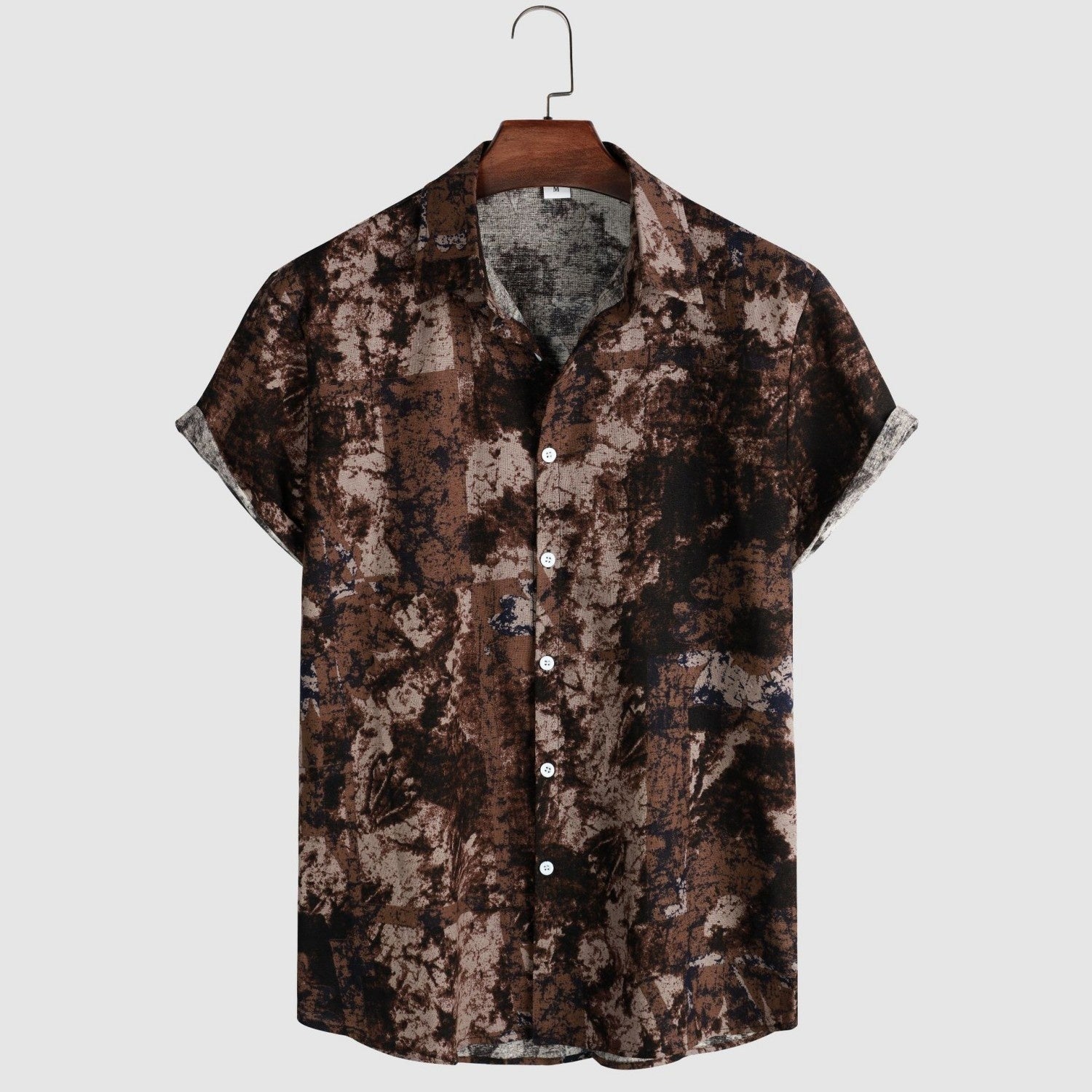 Men’s Bamboo And Linen Shirt - 12Style / S