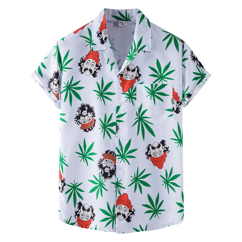 Men’s Bamboo And Linen Shirt - 16Style / S