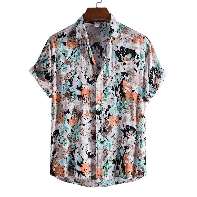 Men’s Bamboo And Linen Shirt - 17Style / S