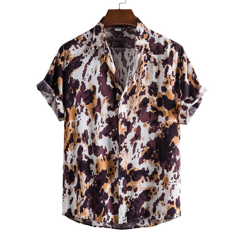 Men’s Bamboo And Linen Shirt - 18Style / S