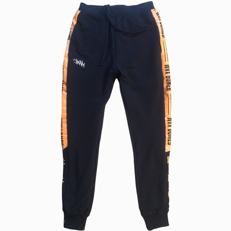 Sports couple casual beam pants - Orange / S