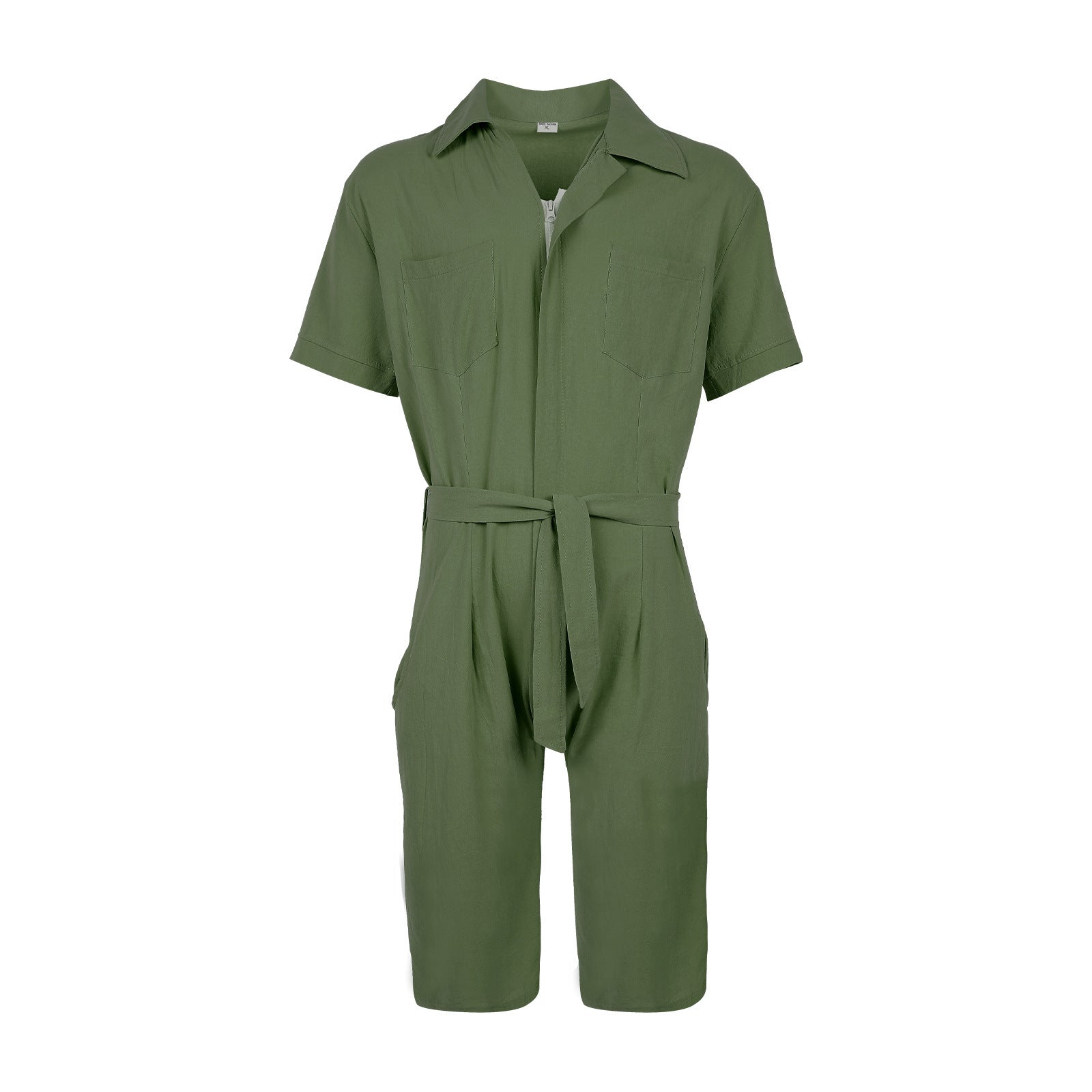 Casual Sports Jumpsuit Suit Men’s Loose Short Sleeve T-shirt Shorts Set Suit