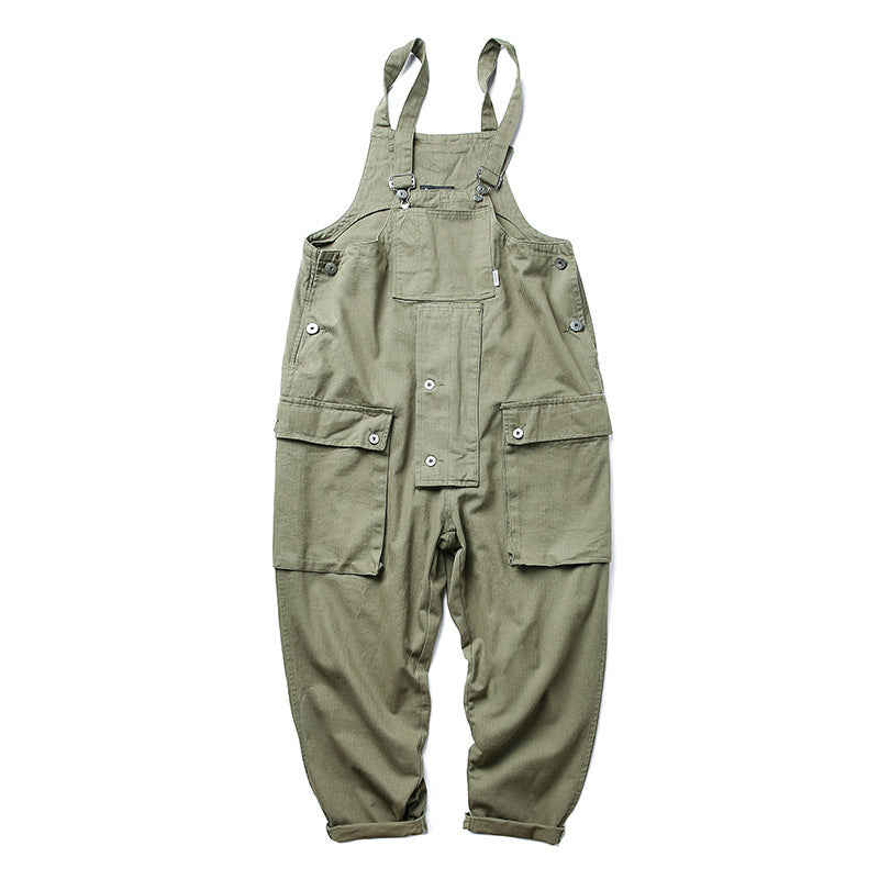 Casual Suspenders Pants Men’s Business Shirt Trousers Workwear For Workers Loose Suspenders