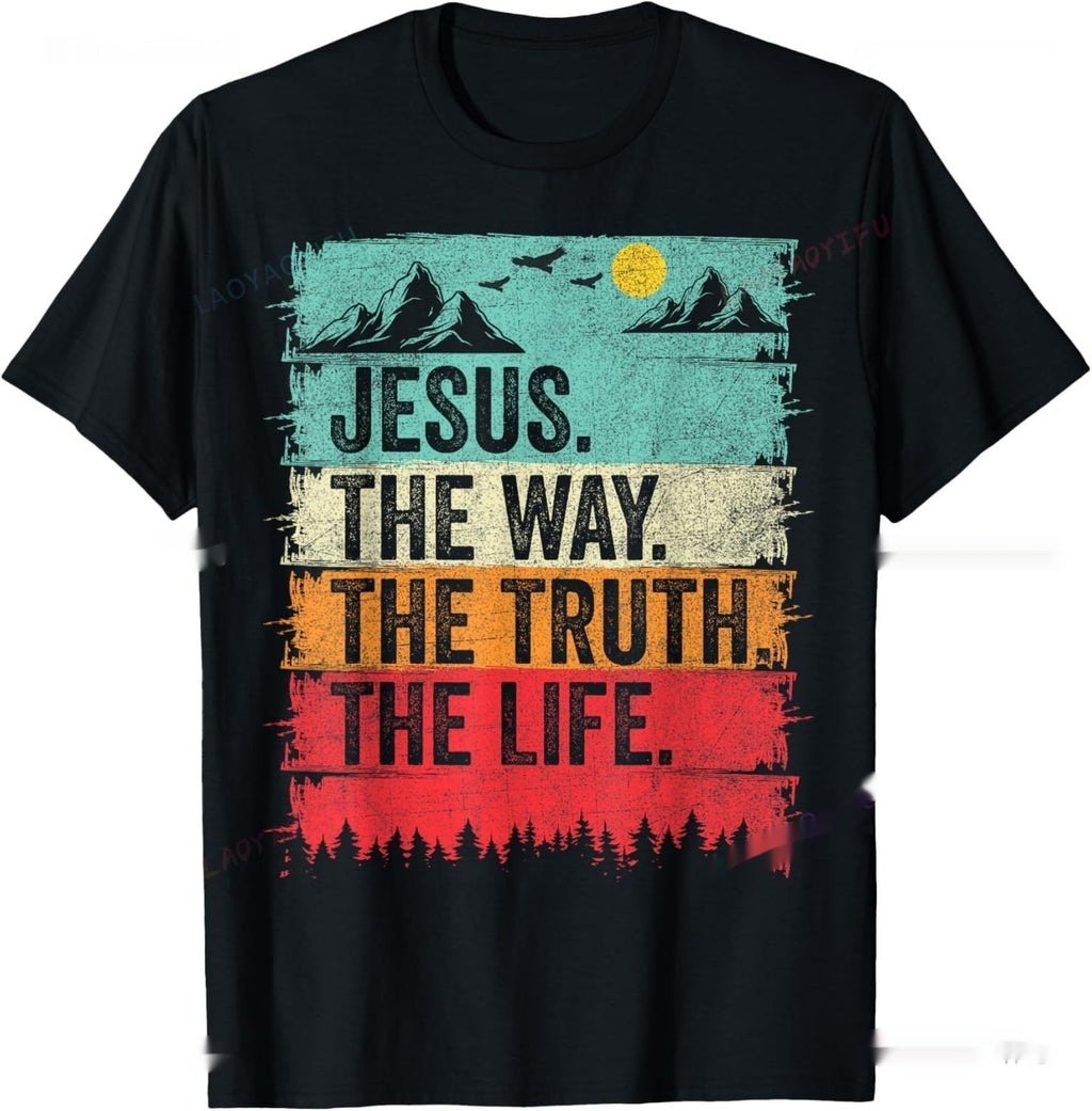 Christian T Shirt Women Men Kids The Way Truth - xd6652587 black / S