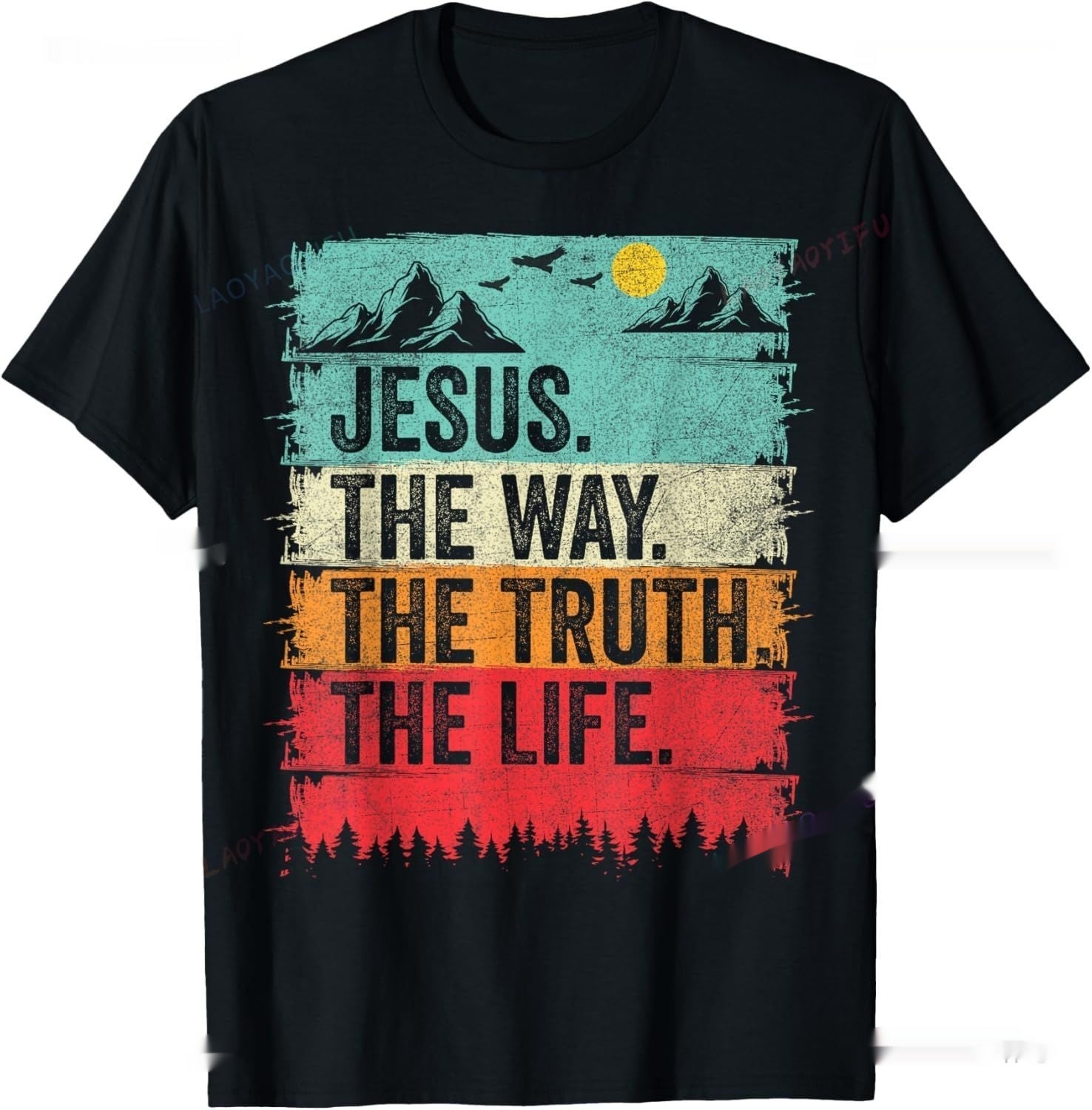 Christian T Shirt Women Men Kids The Way Truth - xd6652587 black / S