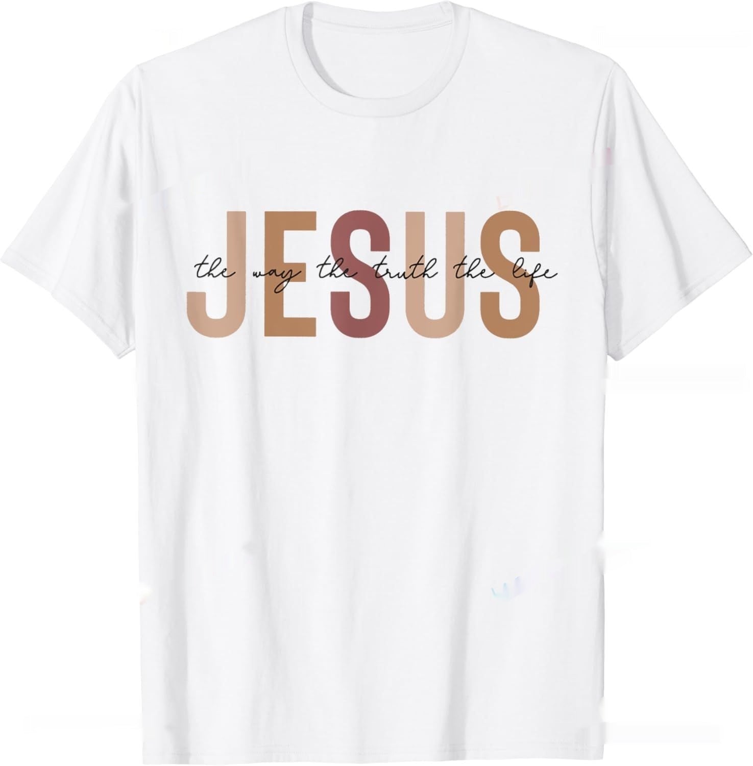 Christian T Shirt Women Men Kids The Way Truth - xd6652588 white / S
