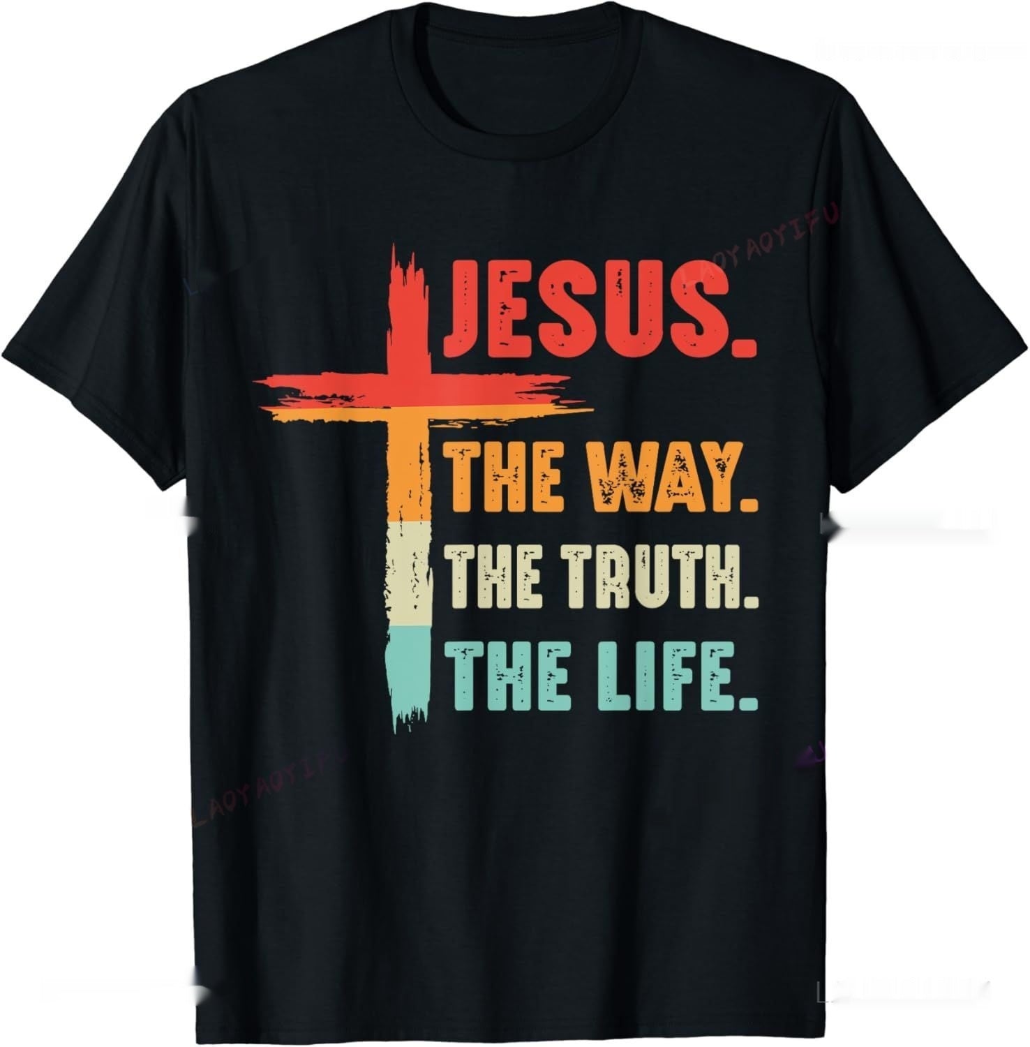 Christian T Shirt Women Men Kids The Way Truth - xd6652591 black / S