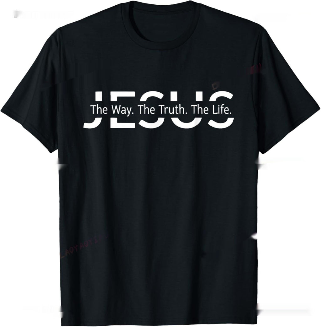 Christian T Shirt Women Men Kids The Way Truth - xd6652594 black / S