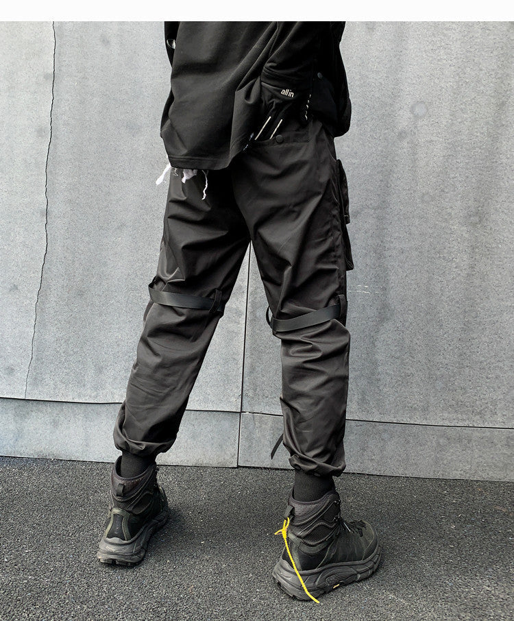 Men Fashion Loose Casual Overalls Youth