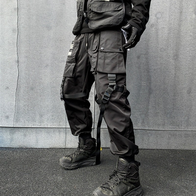 Men Fashion Loose Casual Overalls Youth