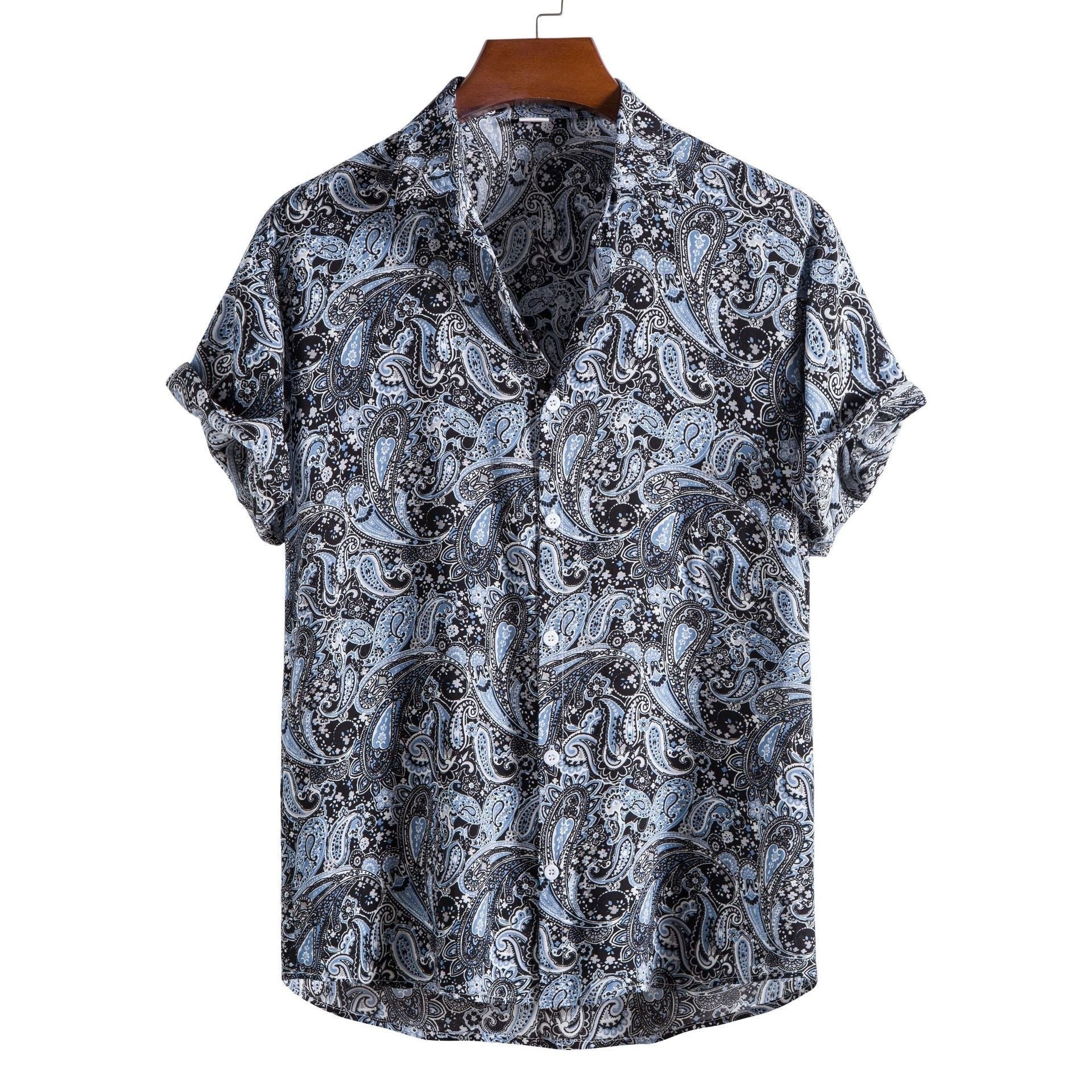Men’s Bamboo And Linen Shirt - 10Style / S