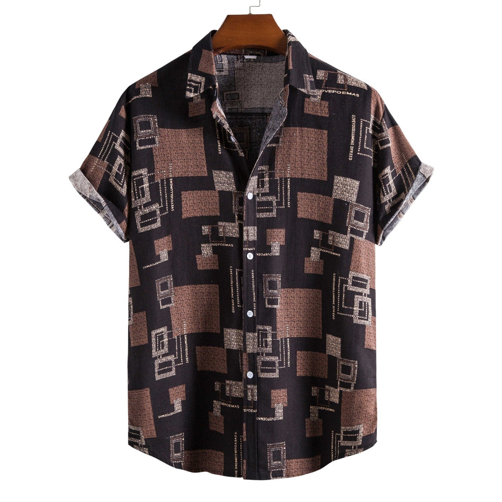 Men’s Bamboo And Linen Shirt - 10Style / S
