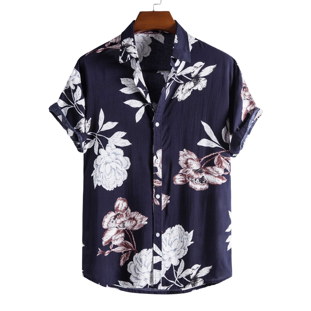 Men’s Bamboo And Linen Shirt - 12Style / S