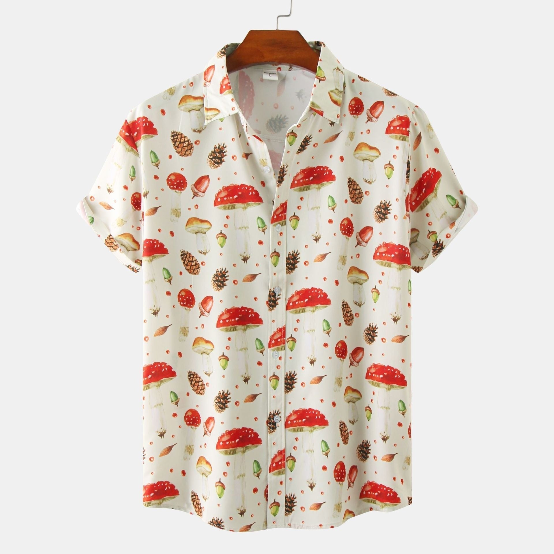 Men’s Bamboo And Linen Shirt - 13Style / S