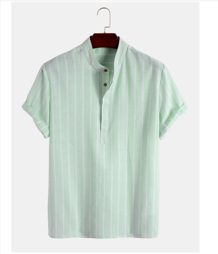 Men’s Bamboo And Linen Shirt - 2Style / S