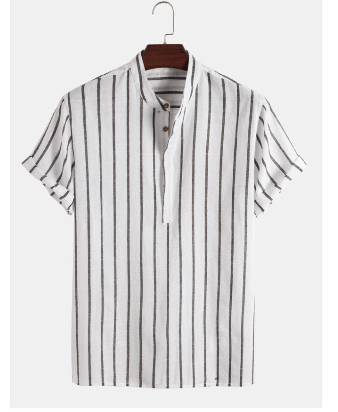 Men’s Bamboo And Linen Shirt - 3Style / S