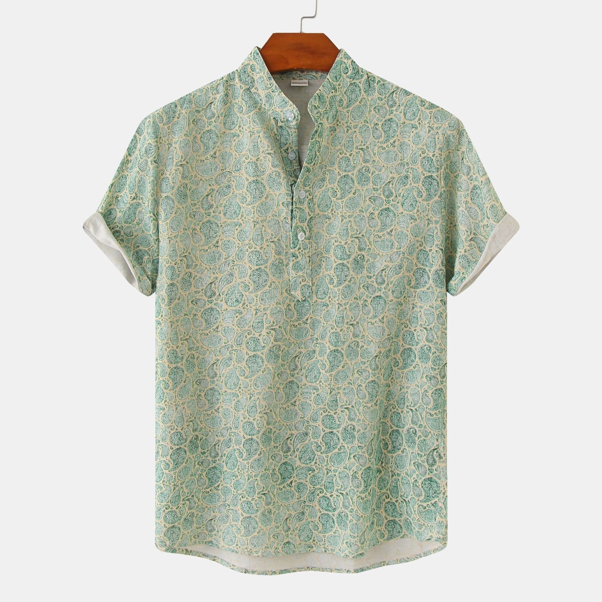 Men’s Bamboo And Linen Shirt - 5Style / S