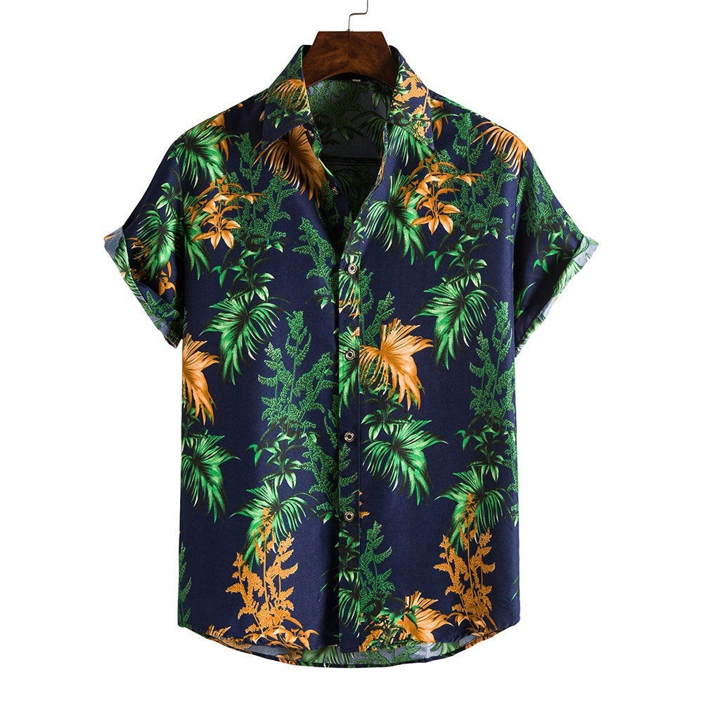Men’s Bamboo And Linen Shirt - 6Style / S